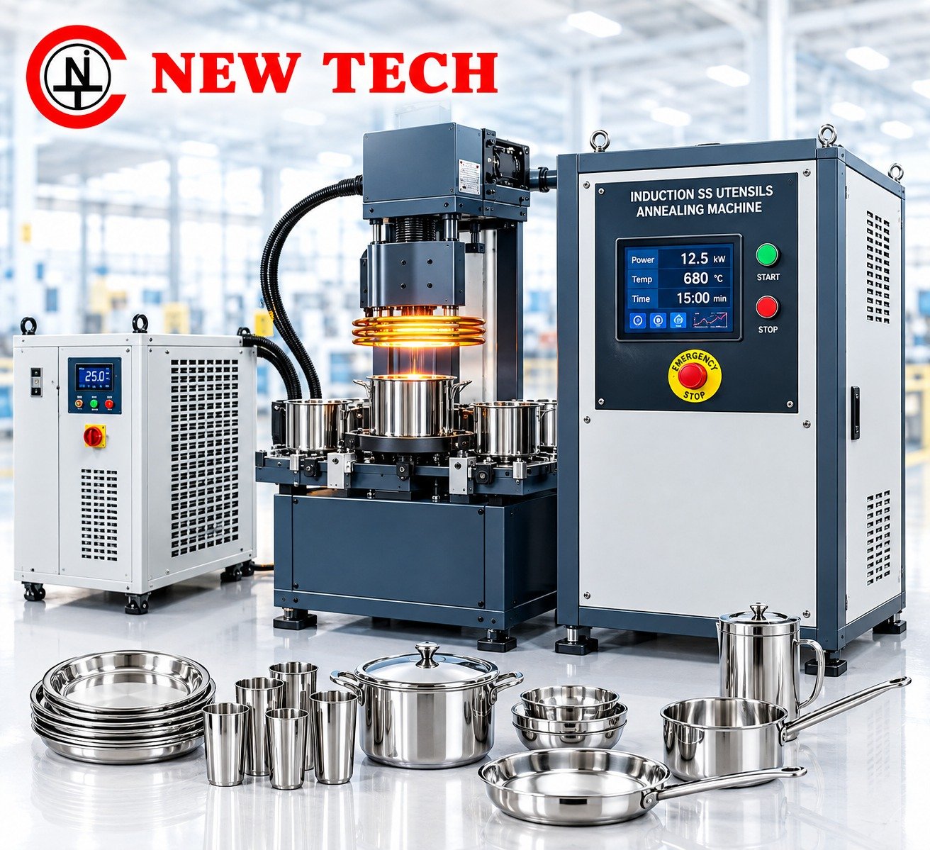 SS Utensils Annealing Machine